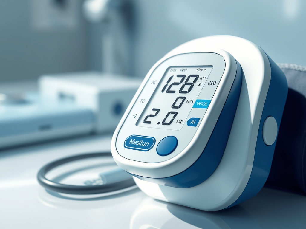 Image of a blood pressure monitor