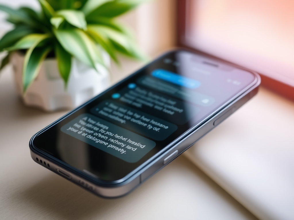 Mobile phone text image